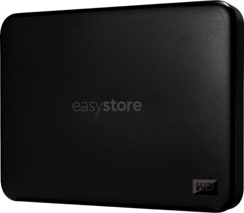  WD - Easystore 2TB External USB 3.2 Gen 1 Portable Hard Drive - Black