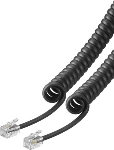 Insignia™ - 25' Phone Cable - Black