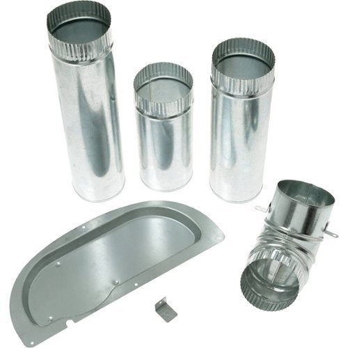 Side Vent Kit for Select GE Dryers - Silver