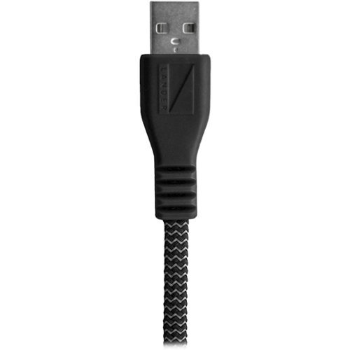 Lander Neve 3.3' USB Type A-to-USB Type C Cable - Black WORLDWIDE DELIVERY
