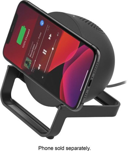 Belkin  10W Wireless and Bluetooth Speaker Stand - Black HOW TO BUY
