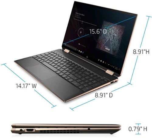 HP Spectre x360 2-in-1 15.6 4K Ultra HD Touch-Screen Laptop - Intel Core i7 - 16GB Memory - GeForce MX330 - 512GB SSD - Nightfall Black BUY IN AUSTRALIA