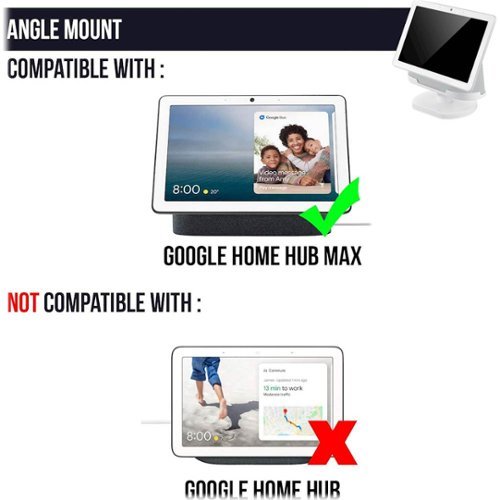 Wasserstein Adjustable Stand for Google Nest Hub Max - Chalk WHERE TO BUY