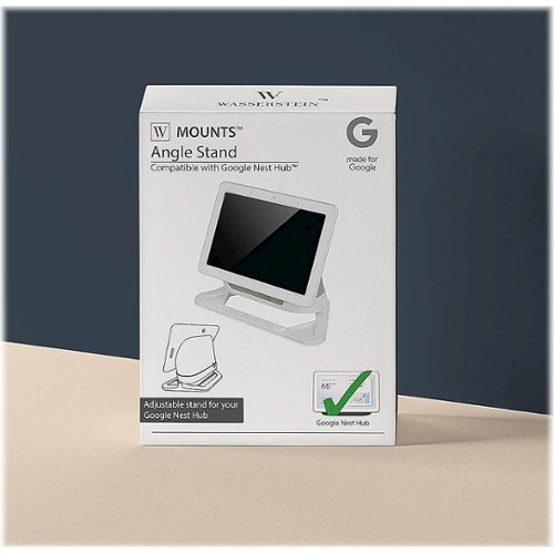 Wasserstein Adjustable Stand for Google Nest Hub - Chalk WHERE TO BUY