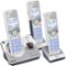 AT&T - 3 Handset Connect to Cell Answering System with Unsurpassed Range - White-Angle_Standard