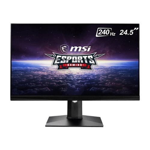 MSI - Optix MAG251RX eSports 24.5" IPS Full HD G-sync Compatible Gaming Monitor (DisplayPort, USB) - Black