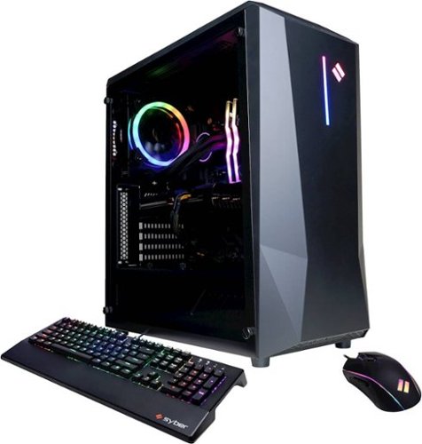CyberPowerPC - Gamer Supreme Gaming Desktop - AMD Ryzen 9 3900X - 16GB Memory - AMD Radeon RX 5600 XT - 2TB HDD + 500GB SSD - Black-Angle_Standard 