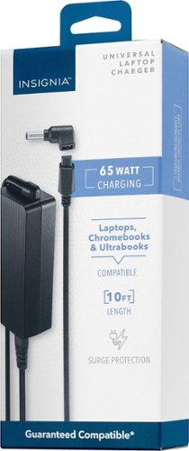 Insignia™ Universal 65W Laptop Charger - Black WHERE TO BUY
