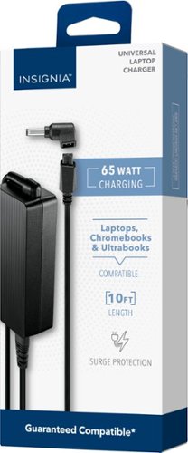 Insignia™ Universal 65W Laptop Charger - Black SHOP ONLINE