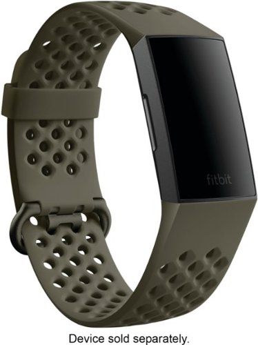 Fitbit Sport Band Large Watch Strap for Fitbit Charge 4 - Evergreen WORLDWIDE DELIVERY