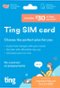 Ting Mobile - Sim Card Kit w/$30 service credit included - Blue-Front_Standard