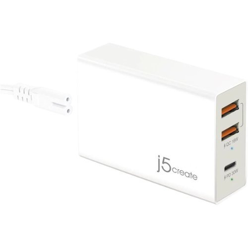 j5create - 48W PD USB Super Charger - White