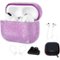 SaharaCase - Sparkle Case for Apple AirPods Pro (1st Generation) - Purple-Front_Standard