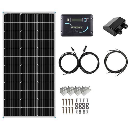 Image of Renogy - Mountable Solar Panel Kit (100W panel & Accy's) - Black