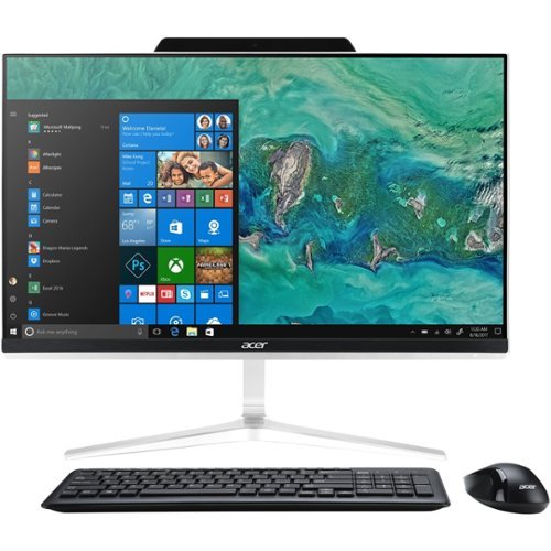 Acer - Aspire 23.8" All-In-One - Intel Core i5 - 8GB Memory - 1TB HDD - Black/Silver-Front_Standard 