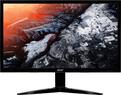 Acer - 24" LED FHD FreeSync Monitor (HDMI, VGA) - Black-Front_Standard 