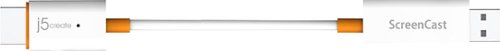 j5create ScreenCast Wireless Display Adapter - White GLOBAL SHIPPING