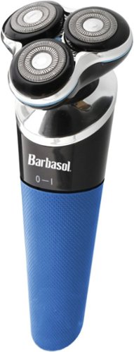 Barbasol 5 in 1 Rechargeable Wet/Dry Kit w/ Rotary Shaver, Ear/Nose Trimmer, Body Groomer, Beard Trimmer & Beard Trimmer Comb - Blue WORLDWIDE DELIVERY