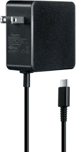 Rocketfish™ - 39W USB-C AC Adapter For Nintendo Switch, Switch OLED & Switch Lite - Black