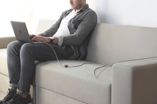 Native Union Fast Charging USB-C Cable - Black/White BUY IN MIDDLE EAST