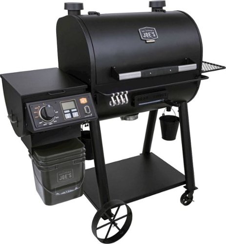 Char-Broil - Oklahoma Joe's Rider DLX Outdoor Pellet Grill - Black-Angle_Standard 