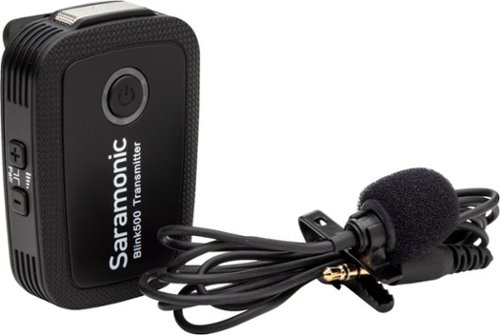 Saramonic - 2.4 GHz Wireless Clip-On Transmitter w/ Built-in Microphone & Lav for Blink 500 Receivers (Blink 500 TX)