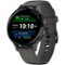 Garmin - Venu 3S GPS Smartwatch 41 mm Fiber-reinforced polymer - Stainless Steel and Pebble Gray - (2023)-Front_Standard