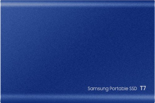 Samsung T7 500GB External USB 3.2 Gen 2 Portable SSD with Hardware Encryption - Indigo Blue HOW TO BUY