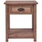 Click Decor - Traditional Wood 1-Drawer Night Stand - Light Brown-Front_Standard