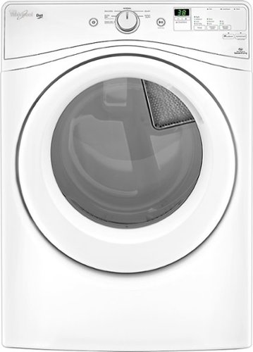  Whirlpool - Duet 7.4 Cu. Ft. 6-Cycle Electric Dryer - White