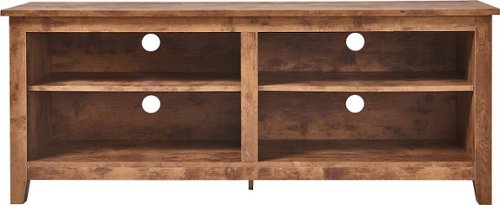 Click Decor - Stand for Most Flat-Panel TVs up to 60" - Barnwood-Front_Standard 