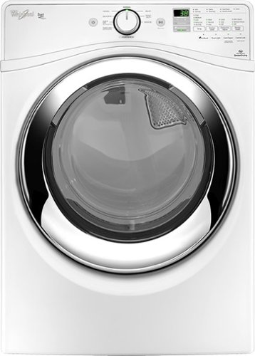  Whirlpool - Duet 7.3 Cu. Ft. 9-Cycle Steam Electric Dryer - White