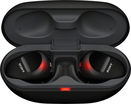 Sony WF-SP800N True Wireless Noise-Cancelling In-Ear Headphones - Black WHERE TO BUY