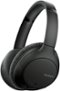 Sony - WH-CH710N Wireless Noise-Cancelling Over-the-Ear Headphones - Black-Angle_Standard