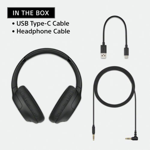 Sony WH-CH710N Wireless Noise-Cancelling Over-the-Ear Headphones - Black BUY IN MIDDLE EAST