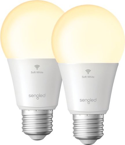 

Sengled - Smart A19 LED 60W Bulbs Wi-Fi Works with Amazon Alexa & Google Assistant (2-pack) - Soft White