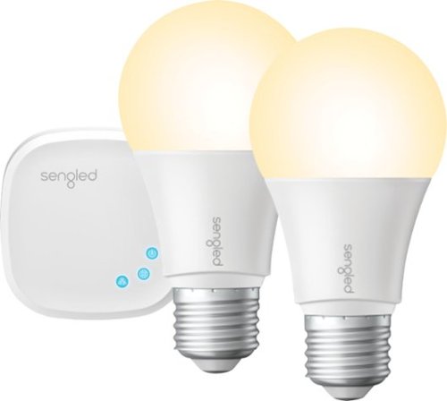 Sengled - Smart LED Soft White A19 Starter Kit (2-Pack) - White