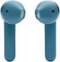 JBL - TUNE 220TWS True Wireless In-Ear Headphones - Blue-Front_Standard