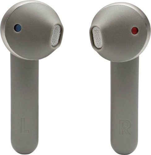 JBL - TUNE 220TWS True Wireless In-Ear Headphones - Gray-Front_Standard 