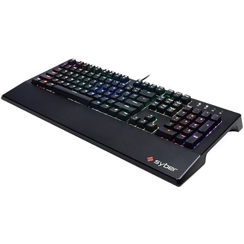 CyberPowerPC Syber K1 Wired Mechanical Kontact Brown Switch Keyboard with RGB Back Lighting - Black WORLDWIDE DELIVERY