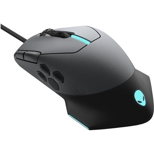 Alienware - AW510M Wired Optical Mouse - Dark Side Of The Moon