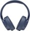 JBL - TUNE 750BTNC Wireless Noise-Cancelling Over-the-Ear Headphones - Blue-Front_Standard