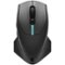 Alienware - AW310M Wireless Optical Mouse - Wireless - Black-Front_Standard