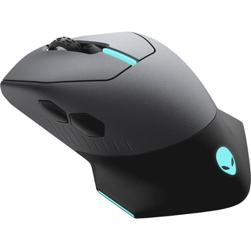 Alienware AW610M-D Wired/Wireless Optical Gaming Mouse with RGB Lighting - Wireless - Dark Side of the Moon WORLDWIDE DELIVERY