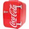 Cooluli - Coca-Cola Vintage Chic 0.1 Cu. Ft. Mini Fridge - Red-Front_Standard