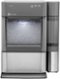 GE Profile - Opal 2.0 24-lb. Portable Ice maker with Nugget Ice Production, Side Tank and Built-in WiFi - Stainless steel-Front_Standard 