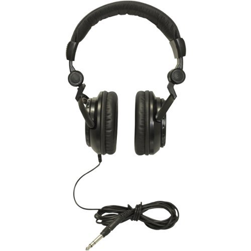 TASCAM - TH-02 Wired Over-the-Ear Headphones - Black