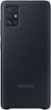 Samsung - Silicone Cover Case for Galaxy A51 - Black-Front_Standard