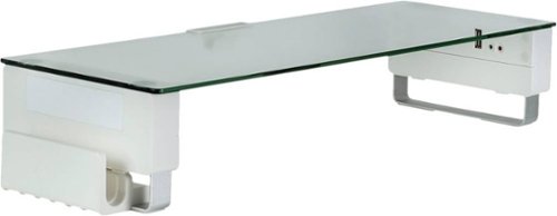Mount-It! - Monitor Stand with USB - White