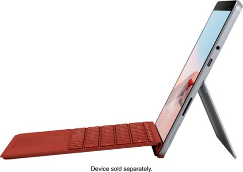 Microsoft Surface Go Signature Type Cover for Surface Go, Go 2, and Go 3 - Poppy Red Alcantara Material GLOBAL SHIPPING